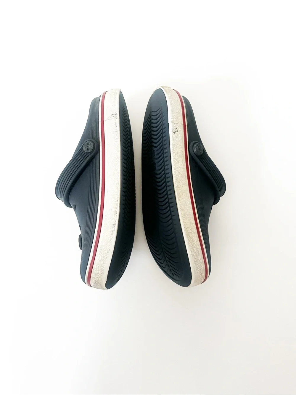 Navy Crocs with Jibbitz - Kids Size 3
